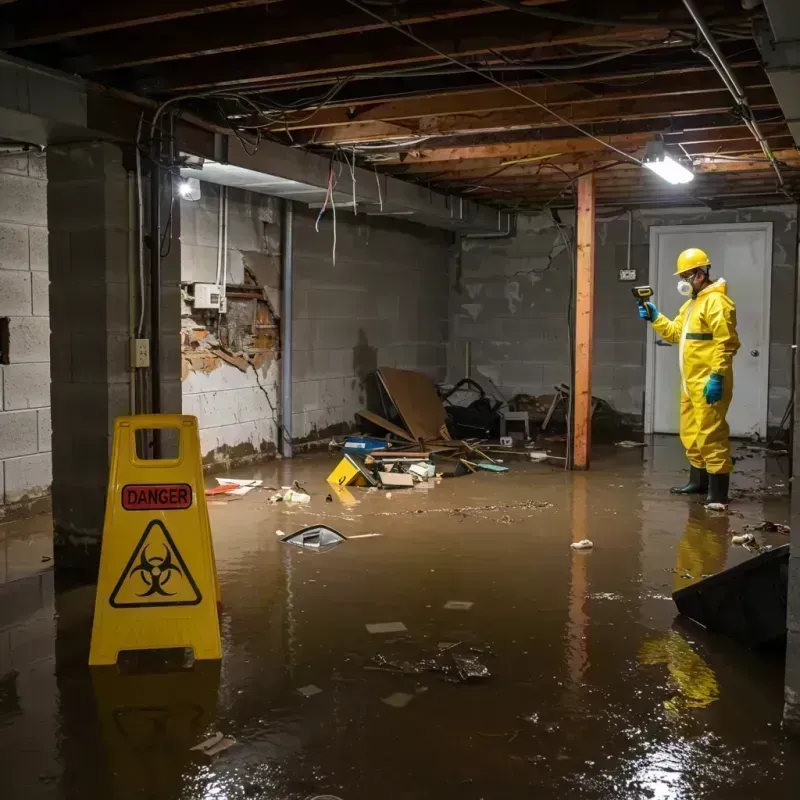 Flooded Basement Electrical Hazard in Wormleysburg, PA Property